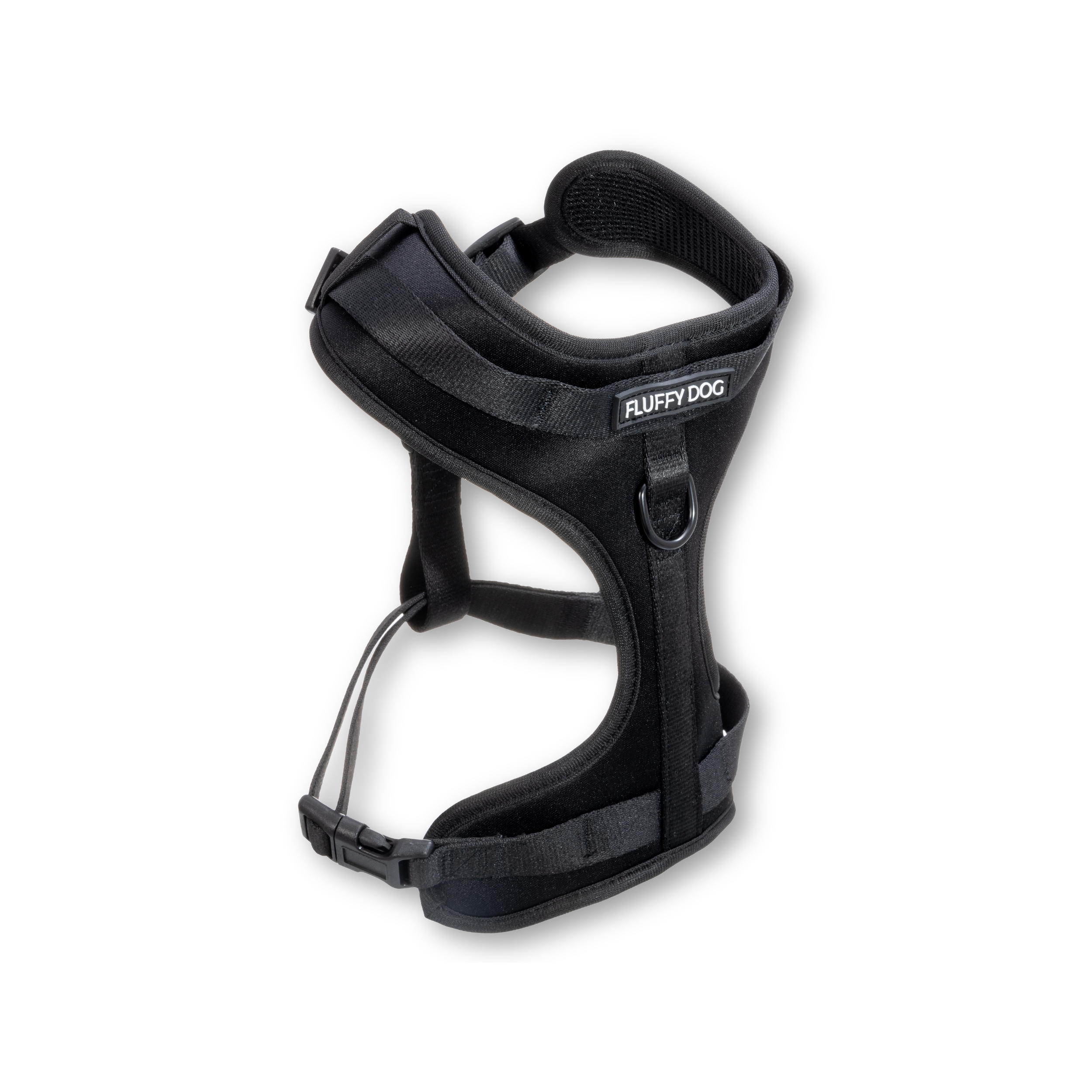 All Black Dog Harness